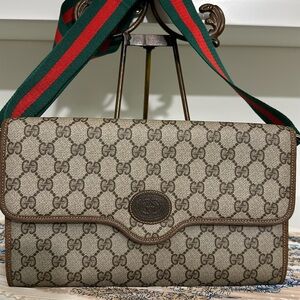 Gucci Envelope GG Monogram Shoulder Bag/Clutch